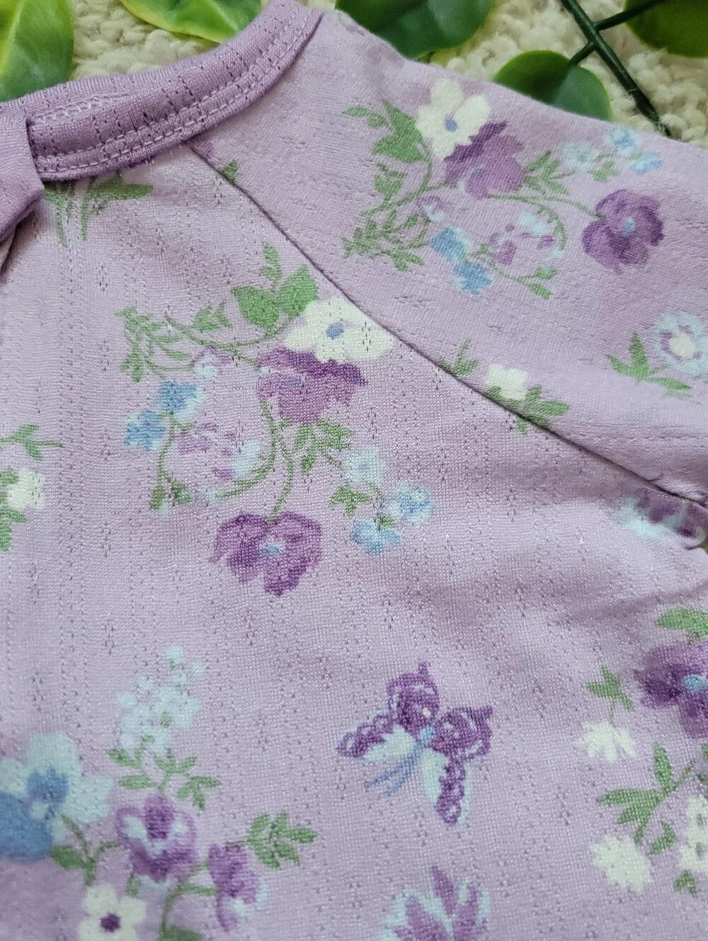 Baby Girl Floral & Butterflies Sleeper (6-9 Months)